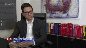 Dr. Philipp Nierlich im ZIB 3 Interview